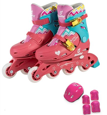 Patins In Line Pinata com Acessorios 34/37 - Fenix Brinquedos