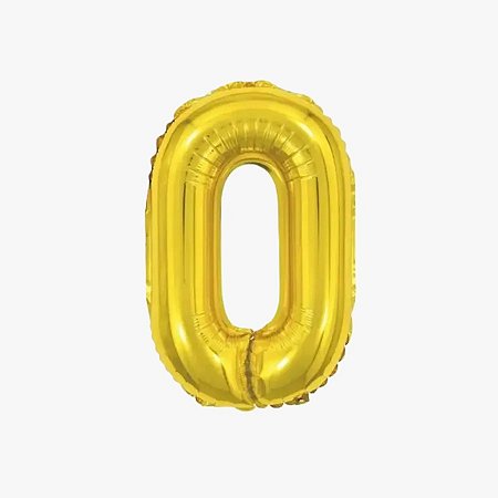 Balao Metalizado Douradao Nº 0 40cm - Junco