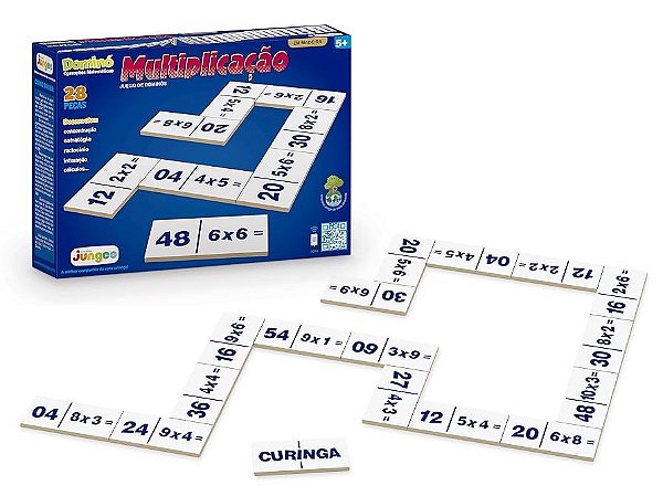 Domino Multiplicação MDF - Junges