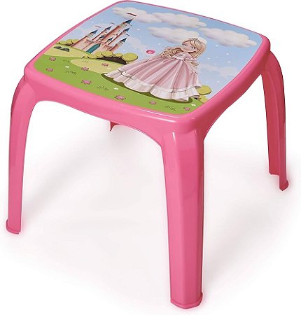 Mesa Princesas Decorada Infantil - Usual Plastic