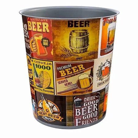 Balde Cerveja Beer Estampado 7L - Usual Plastic