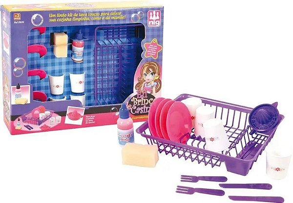 Escorredorzinho Eu Brinco de Casinha - Nig Brinquedos