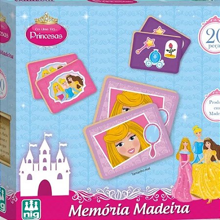 Jogo da Memória Princesa Ref 0794 - Pais e Filhos