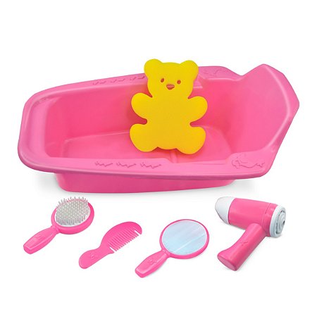 Banheirinha com Acessorios 882 - Apolo Brinquedos