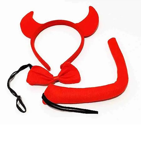 Kit Tiara Diabinha - Pica Pau