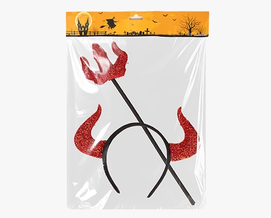 Kit Tiara Chifre e Tridente - Pica Pau