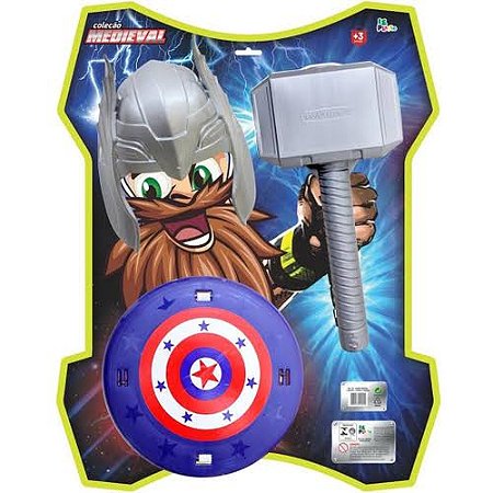 Coleção Medieval Cartela 3 Pçs - Leplastic