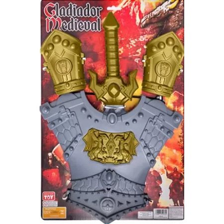 Kit Gladiador Medieval - Toymaster