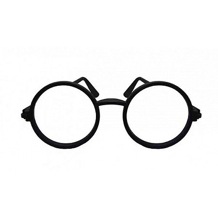 Oculos Redondo Preto para Festas - Pica Pau