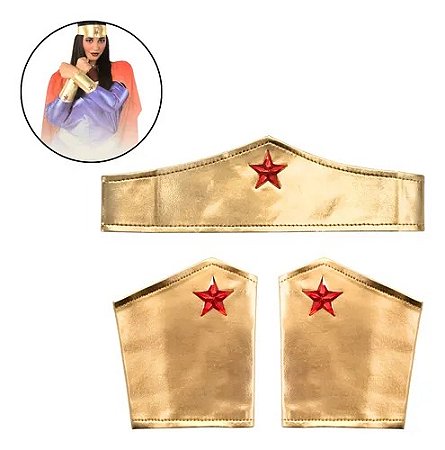 Kit Acessórios Mulher Maravilha - Pica Pau