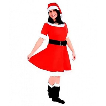 Fantasia Mamae Noel Adulto M - Sulamericana Fantasias