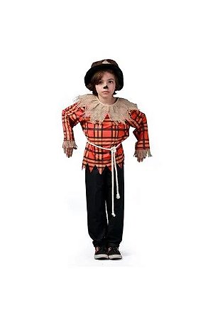 Fantasia Espantalho Masculino GG - Sulamericana Fantasias