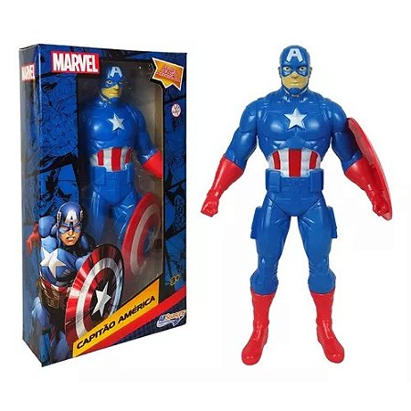 Boneco Capitao Amecica Marvel 22cm - All Seasons