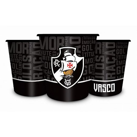 Balde Pipoca Vasco 2900ml Times - Brasfoot