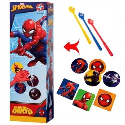 Jogo Tapa Certo Spider-Man Homem Aranha - Estrela
