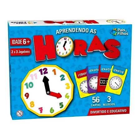 Jogo Aprendendo as Horas - Pais e Filhos