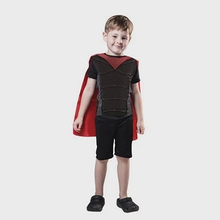 Fantasia Thor Menino Martelo P - Fantasias Super