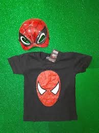 Kit Mascara e Camiseta Homem Aranha - Hero Fun