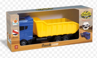 Caminhao Truck Dump Caçamba - Orange
