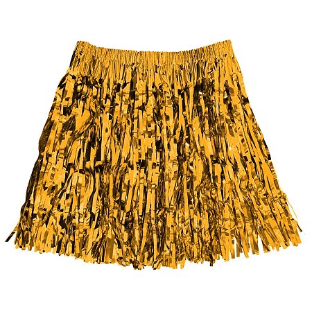 Saia Metalizada Dourada 40cm PAF 428 - Partiu Festa