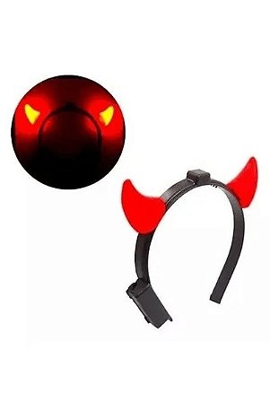 Tiara Diabinho Led PAF 036 - Partiu Festa