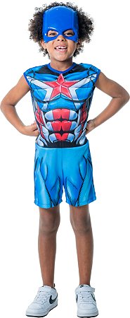 Fantasia Capitao America MC Hero G - Toymaster