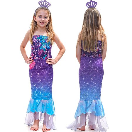 Fantasia Sereia Aquamarine G - Sulamericana Fantasias