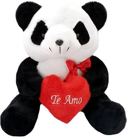 Urso Panda Pelucia 28cm 31301640 - Pica Pau