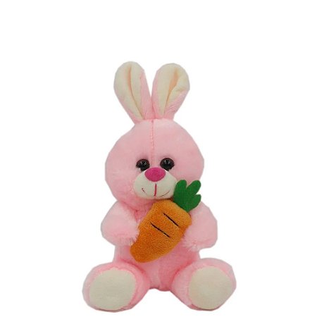 Coelho c/ Cenoura Pelucia 20cm Sortidos CH2449 - Pica Pau