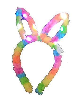 Tiara Coelho Felpulda Color Led - Partiu Festa