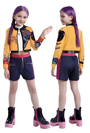 Fantasia Guerreiras K-Pop Rumi HY90297 - Regina Festas