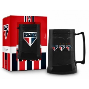 Caneca Gel São Paulo Escudos 300ml - Brasfoot