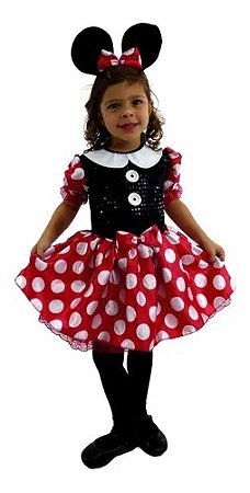 Fantasia Minnie Paete Vermelho PP - Masquerade