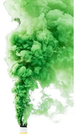 Fumaça Colorida Verde 22cm - Partiu Festa