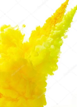 Fumaça Colorida Amarela 22cm - Partiu Festa