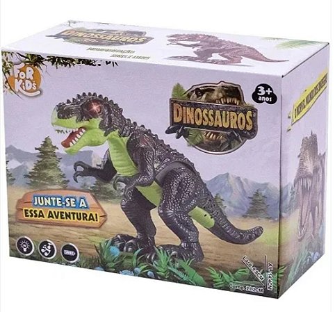 Dinossauro Rex com Som Lux e Movimento - For Kids
