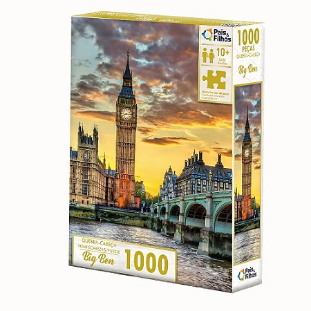 Quebra Cabeça Big Ben 1000 Peças - Pais e Filhos