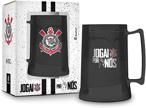 Caneca Gel Corinthians 300ml - Brasfoot
