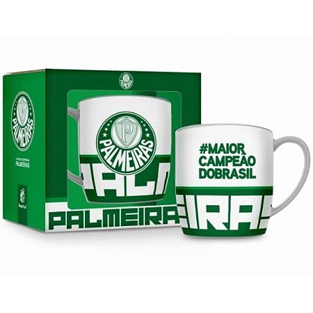 Caneca Porcelana Palmeiras - Brasfoot