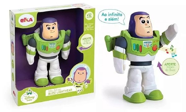 Boneco Meu Amigo Buzz Lightyear - Elka