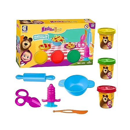Masha e o Urso Fabrica de Espaguete - Cotiplas
