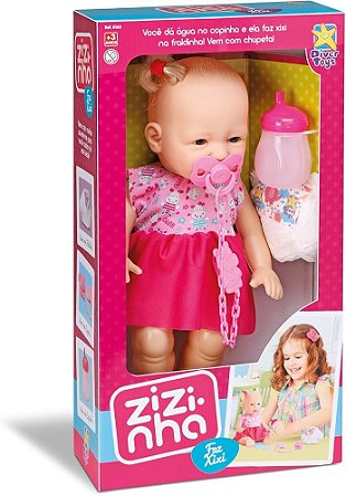 Boneca Zizinha Faz Xixi - Divertoys