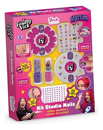 Kit Studio Nails Emilly Vick e Katlen LX - BrinkModel