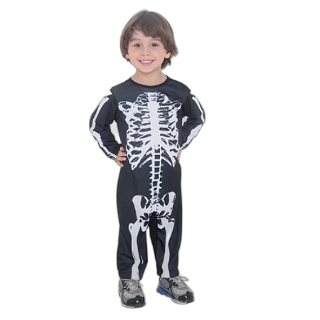 Fantasia Esqueleto Bebe Halloween G - Sulamericana Fantasias