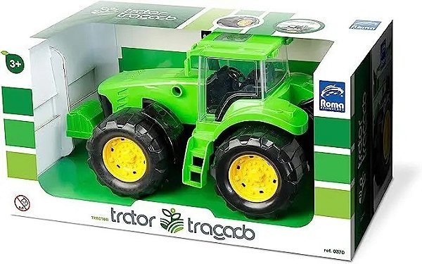 Trator Traçado Roma - Roma Brinquedos