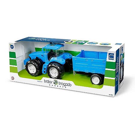 Trator Traçado Carreta Roma - Roma Brinquedos