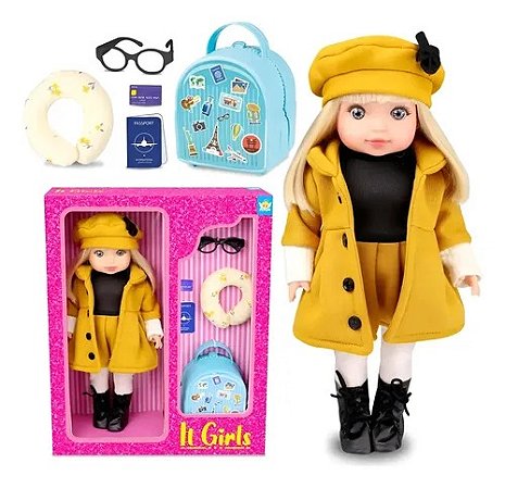 Boneca Coleção It Girls Viagem - Brinquedos Anjo