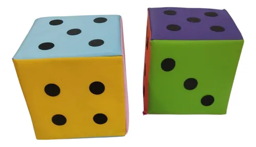 Dado De Espuma Mimos Pedagógicos Cubo 6 Lados30 Cm