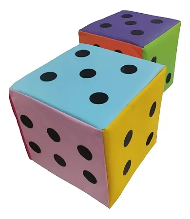 Dado De Espuma Mimos Pedagógicos Cubo 6 Lados 50 Cm