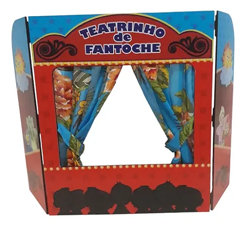 Teatrinho De Fantoches De Mesa - Hora Do Conto